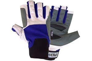 MOTIVEX Guantes de Vela Extra adherentes con Inserto de Neopreno Cortados Todos los Dedos