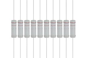 YOKIVE 10 Pcs 0.22 Ohm 5 Watts Metal Oxide Film Resistor, 5% Tolerance Resistor Axial Lead | Flame Proof for DIY Electronic Circuits, Audio-Video Projects