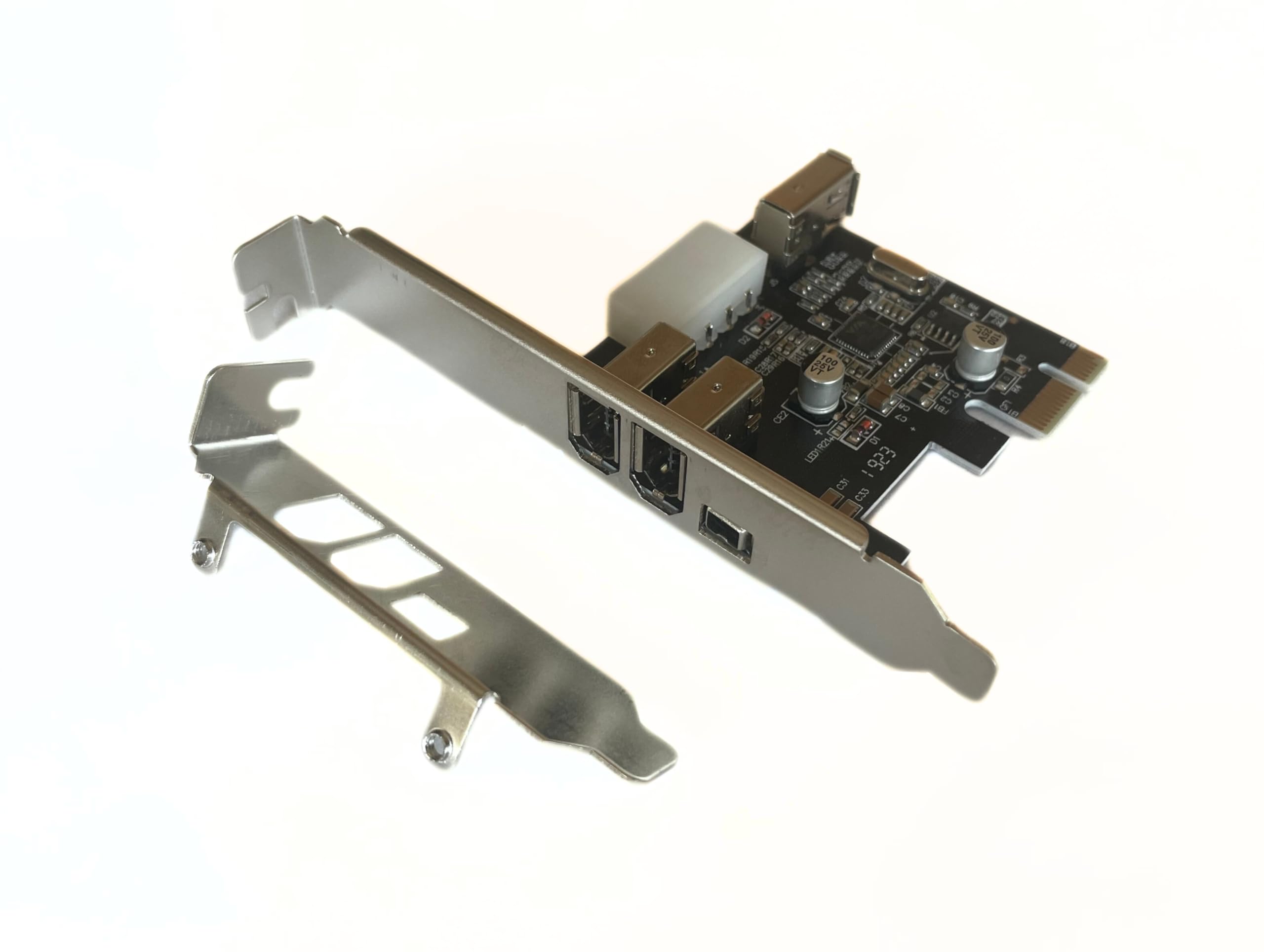 Millennium Technology PCIe Firewire Card, IEEE 1394 PCI Express Controller 4 Ports(3 x 6 Pin and 1 x 4 Pin), 1394a Firewire Card