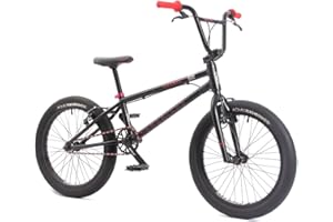 KHEBIKES KHE Cosmic AL 20 pulgadas BMX – Aluminio – Affix Rotor – Frenos V delantero y trasero – Neumáticos Acme 2.40 – Negro mate – 135-170 cm – 2025