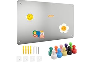 RHHGHY 42 X 30cm Lavagna Magnetica Frigo Per Calamite, Lavagna Magnetica Da Parete Cucina, 20pcs Calamite Lavagna Magnetica, Lavagnetta Magnetica Per Cucina, Frigo, Muro