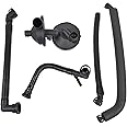 11617501566 Crankcase PCV Bleed Valve Kit + Breather Hose for B-M-W Series 3 E46 5 E39 E60 E61 7 E65 E66 E67 X3 E83 X5 E53 Z3 E36 Z4 E85