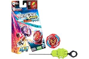 Beyblade Burst QuadStrike - F6806 - Ensemble toupie + Lanceur - Zeal Achilles A8