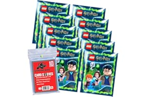Bundle mit Lego Harry Potter - Serie 2 - Sammelsticker - Exklusive STRONCARD Hüllen - Auswahl (10 Tüten)