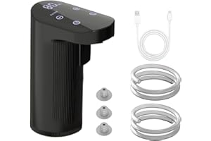 GÉNÉRIQUE Distributeur Whisky Affichage Numérique Decanteur Vin Electrique Aérateur Doseur Alcool Automatique Pompe Boisson Intelligent Pratique Distributeur De Boissons Alcoolisées pour Mixer Vin Ou Boissons