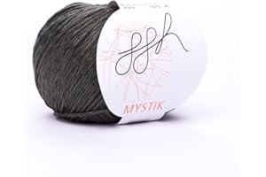ggh Mystik - 131 - Aceituna oscura - Algodón con viscosa para tejer y hacer ganchillo