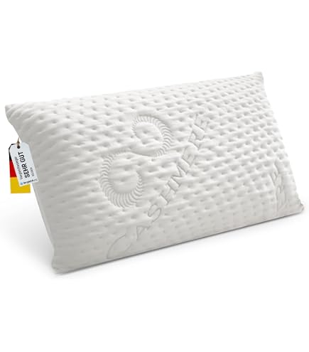 Bambus Kissen - Bambus Comfort Kopfkissen - Memory Foam Fllung - 50x60 CM  50 x 60 x 15 cm : Amazon.de: Kche, Haushalt & Wohnen