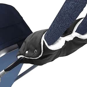 ALTABEBE Kinderwagen Handwärmer Mit Fleece - Universal Handmuff Für Buggy & Sportwagen - Winddicht & Reflektierend