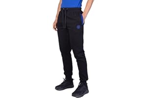hermet Pantalone tuta da uomo in cotone felpato compatibile con Inter