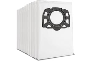 ZEYXINH 10 Stück Staubsaugerbeutel für Karcher 2.863-006.0 Vliesfilterbeutel Ersatzbeutel für Karcher WD4 WD5 WD6 WD5P WD6P Premium MV4 MV5 MV6 Beutel Filtertüten Wet &Dry Staubbeutel Bags