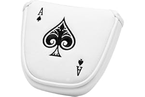 Yoiimiya Golf Mallet Putter Cover Headcover Magnetic Protector Fits for Odyssey 2 Ball Style Putters,RH LH