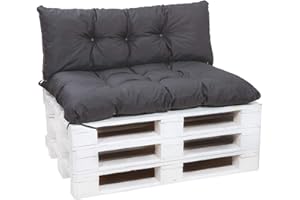 GENERIC Palettenkissen Outdoor - palettenkissen wasserdicht -palettenkissen Set (Anthrazit)