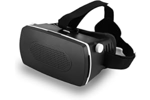 Réalité Virtuelle Yokkao 3D Lunettes Casque Ajustable 360 Affichage Vidéo Film Jeux pour 3.5-6 Pouces iPhone, Samsung et d’Autres téléphones