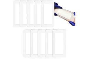 OUMUN 10PCS Large Sterile, Waterproof Wound Dressings - Adhesive & Breathable for Skin Protection - 100mm*150mm