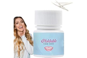 SHUNJIAN Temporary Tooth Filling Repair Kit with Tweezers,Moldable False Teeth for Replacing Missing or Broken Teeth,Dental Repair Beads,Temporary Tooth Filling,Tooth Filler,Fake Teeth,Versatile Applications