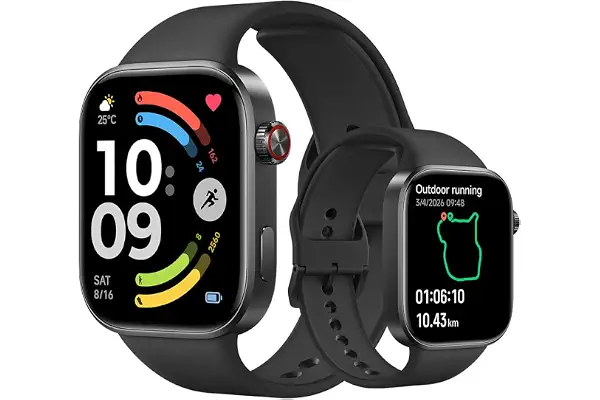 Xiaomi Redmi Watch 6, smartwatch Hombre y Mujer, 24 días, Negro | Pantalla 2,07", Monitor de corazón, sueño y estrés, 150+ Deportes, GPS, 5 ATM, Android e iOS