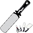 5-In-1 Diamond Sharpening Plate, Azonee Knife And Scissors Sharpener, Handheld Double-Sided Diamond Sharpener, 400/1000 Grit Honeycomb Surface Outdoor Kitchen Grinding Tool