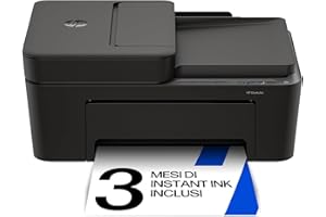 HP DeskJet 4320 A24HMB, Stampante Multifunzione a Getto d'Inchiostro A4 a Colori, Fronte e Retro Manuale, 8,5 ppm, Wi-Fi, ADF, 3 Mesi di Inchiostro Instant Ink Inclusi, Nera