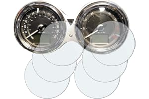 Speedo Angels SATR93UC Dashboard Screen Protector for Triumph Bonneville T120/T100 (2016+), 3 x Ultra Clear