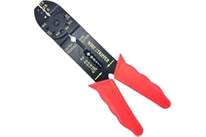 ASIRYVA 1 Pcs 4-Way Wire Crimping Tool, Multifunctional Cable Stripper & Crimping Pliers for 0.75/1/1.5/2.5/4/6mm Wire