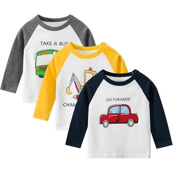 NEXT Jongen Set van 5 effen T-shirts met lange mouwen Zwart/Wit 116-122