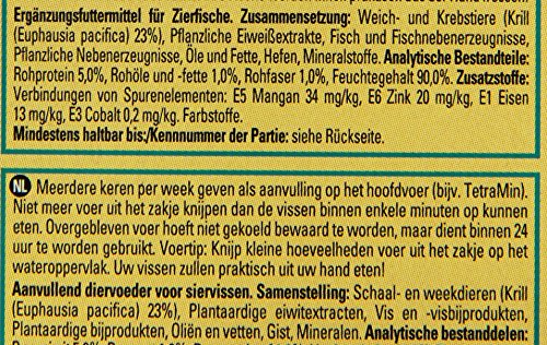 Tetra FreshDelica Krill Naturfutter (in nährstoffreichem Gelee für alle Zierfische für alle Zierfische), 3er Pack (3 x 16 Einzelbeutel, 3 x 48 g) - 2