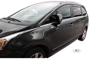 J&J AUTOMOTIVE Derivabrisas para Peugeot 5008 5 puerta 2010-2017 4pcs