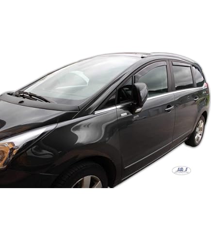 Deflettori D'Aria Per Peugeot 5008 2010-2017 - Set 4 Pezzi Antipioggia E Antivento - Foto 6