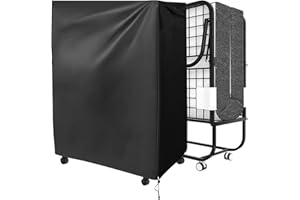 YYJAILZQ Klappbett Abdeckung , Klappbett Staubdichte Abdeckung, Gästebett Klappbar Schutzhülle, Klappbettdecke Aufbewahrungstasche ,Klappbett-Aufbewahrungshülle mit Reißverschluss-Schwarz (99*38*114cm,Schwarz)