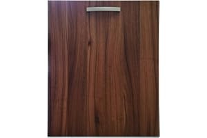 TOSEND Anta per lavastoviglie - Sportello Modello Quadra (Noce Verticale) - Made in Italy