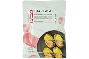 Yutaka Seasoned Soybean Curd Sushi Pockets Inari 10pc (180g) | Ready-to-Use Sweet Tofu Pouches | Perfect for Sushi & Snacks | Vegan & Vegetarian