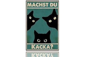 HOQQUE Deko Innen Blechschild Retro Bild Badezimmer Blechschilder Wohnzimmer Decor Wand Wanddeko Schilder Lustige Geschenke Vintage Badezimmerdeko Dekoration Küchen Garten Bar Zubehör Schild Bilder