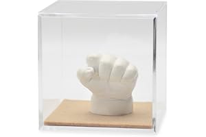 Lucky Hands® Cubo in Vetro Acrilico (17,5 x 17,5 x 17,5 cm, Natura)