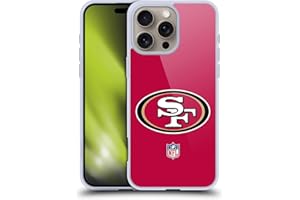 Head Case Designs Licenza Ufficiale NFL Semplice San Francisco 49Ers Logo Custodia in Gel [Protezione di Grado Militare] Compatibile con Apple iPhone 16 PRO Max E Compatibile con MagSafe
