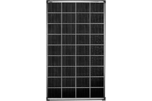 enjoy solar® Panel Solar Monocristalino 150W 12V, PERC 9BB – Ideal para autocaravanas, instalaciones en balcones, casas de jardín y embarcaciones