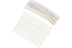 AITRIP 1500PCS 0603 SMD-Widerstands-Kit 0 Ohm-10M Ohm 1/10W 1% Toleranz Chipwiderstände, 60 Werte jeweils 25PCSPC