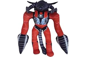 GUUIESMU Skibid Toilet Plush Upgrade Titan Drillman Plush,Upgraded Titan TV Man Plush,TV Man Toy,Titan Speaker Man Plush,Stuffed Adventure Anime Game Figure Halloween for Fans (A)