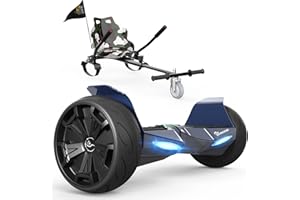 EVERCROSS Hoverboards y Kart, Paquete de Karts para niños de 8,5 "con Bluetooth, Control de Aplicaciones, Hoverboards Todo Terreno para Adolescentes y Adultos