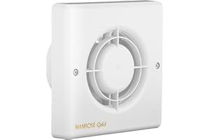 Manrose 4-inch Timer Fan - Gold