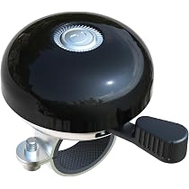 Greallthy Campanello Per Bici In Alluminio - Suono Forte E Chiaro, Adatto A Manubri 19-25,4 Mm, Leggero (25g) Con Chiave A L Inclusa