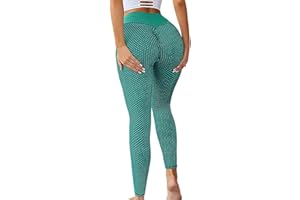 Memoryee Leggins Donna Sportivi Anticellulite Pantaloni Push up Booty Pantacollant Vita Alta Fitness Elastici Taglia Grossa Leggings Yoga
