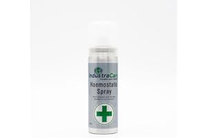 IndustraCare Congealant Haemostatic First Aid Aerosol Spray 70ml - Stops Minor Wound Bleeding Fast