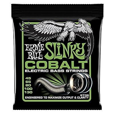 Ernie Ball 2736 Jeu de 5 cordes en cobalt pour basse 45-130