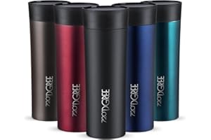 720°DGREE Travel Mug “PleasureToGo“ - 450ml - Leakproof, BPA-Free Stainless Steel Thermo Cup for Coffee & Tea to Go with Lid - Vacuum Insulated Flask - For Hot & Cold Drinks When- & Wherever you Want