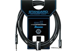 Ibanez SI10L Câble de guitare avec jacks droit et coudé, 3.05m