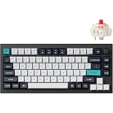 Keychron Q1 Max RGB TKL Mekanik Red Switch 2.4 GHz Kablosuz İngilizce Beyaz, Lacivert Klavye