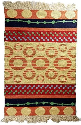 TURKISH MOROCCAN KILIM DESIGN REVERSABLE WASHABLE RECTANGULAR RUGS - R100116