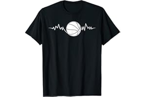 Basketball Heartbeat Streetball pour joueur de basket-ball T-Shirt