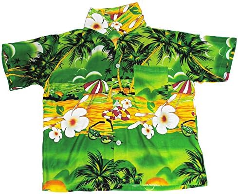 Hawaiian Shirt Beach Boys Girls Kids Childs