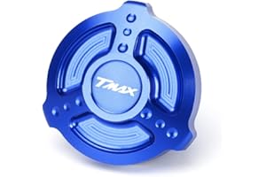Modeer per Tmax 560 / Tech Max 2020-2022 Tmax 530 SX/DX 2012-2022 Tmax 500 2008-2011 Tappo olio motore CNC per motocicli Bullone Tappo di riempimento carburante tmax560 tmax530 Accessori (blu)